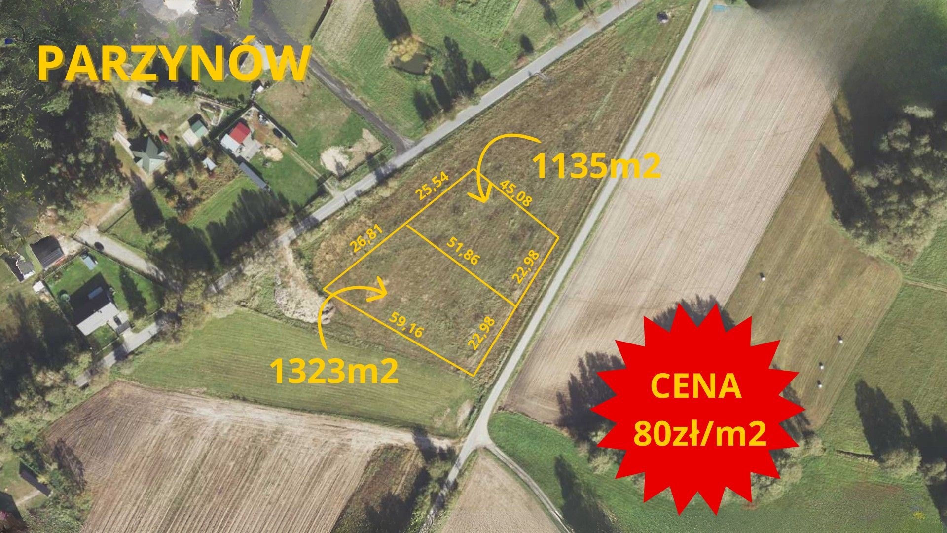 Działka na sprzedaż