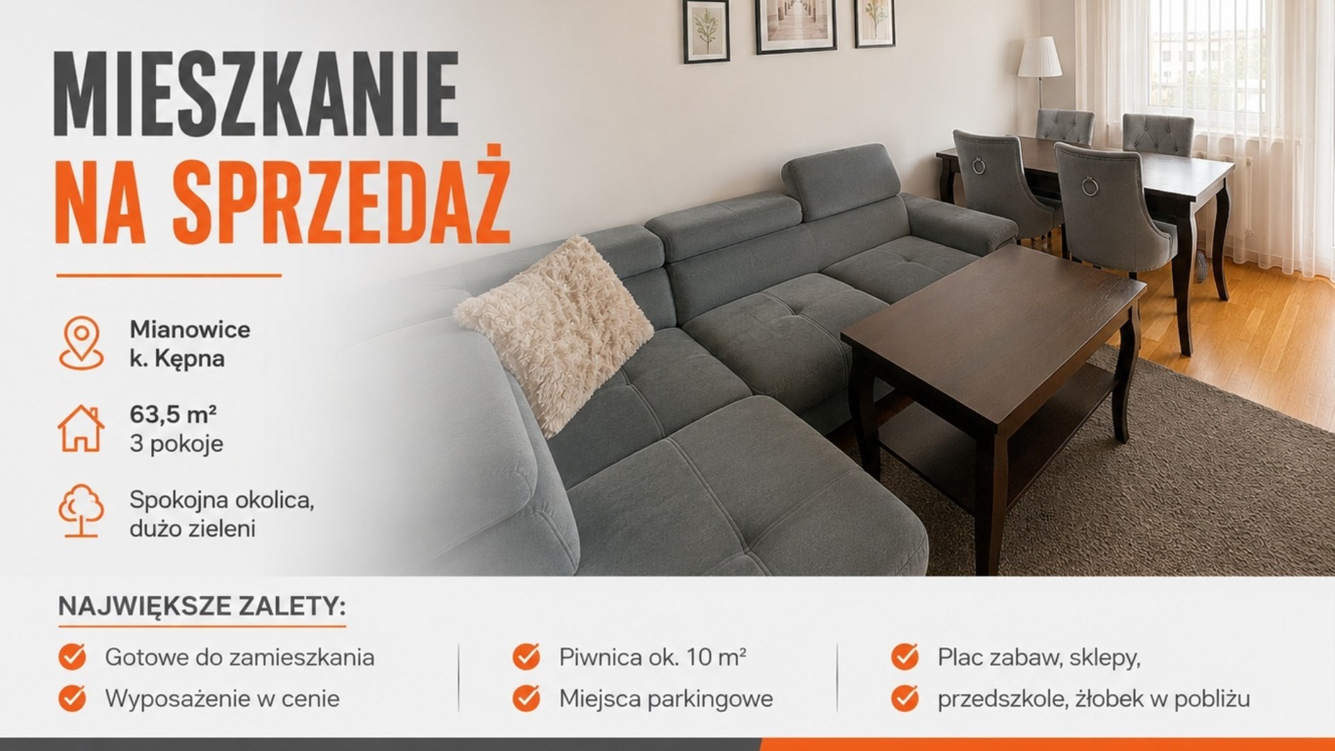 Mieszkanie na sprzedaż